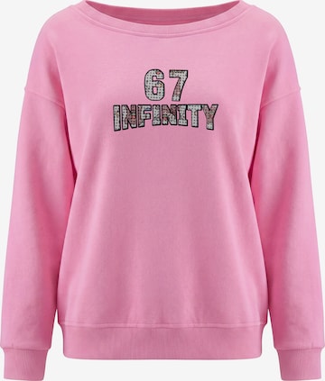 Sweat-shirt MYMO en rose : devant