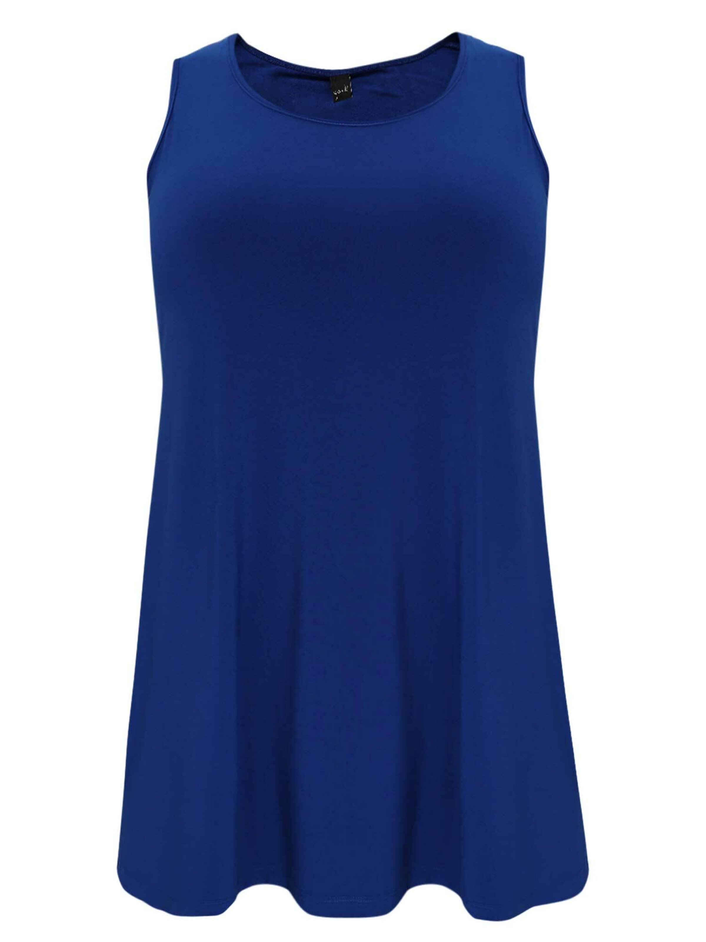 YOEK Top 'DOLCE' in Blauw: voorkant