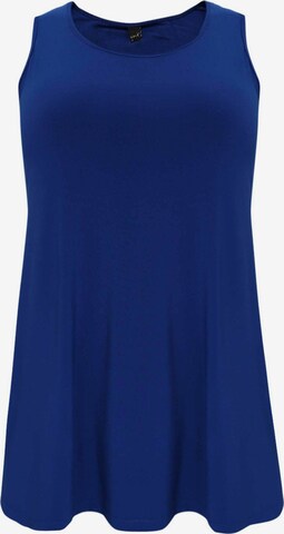 Yoek Top 'DOLCE' in Blue: front