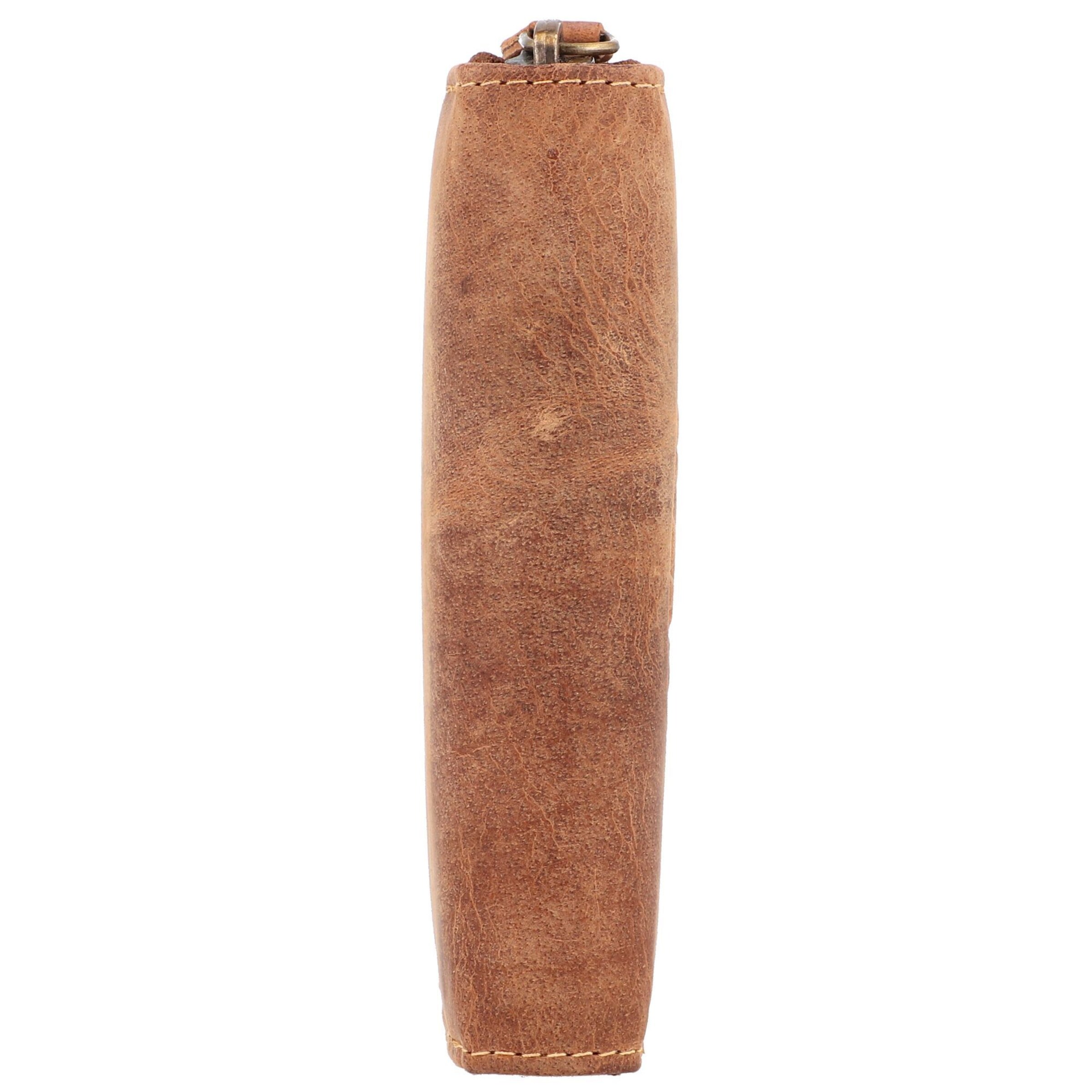 GREENBURRY Wallet 'Vintage 821A Sternzeichen' in Brown