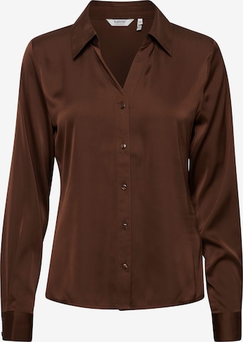 b.young Blouse 'Hence' in Brown: front