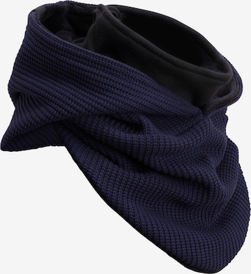 Manufaktur13 Schal 'Hooded Loop' in Blau: Vorderseite
