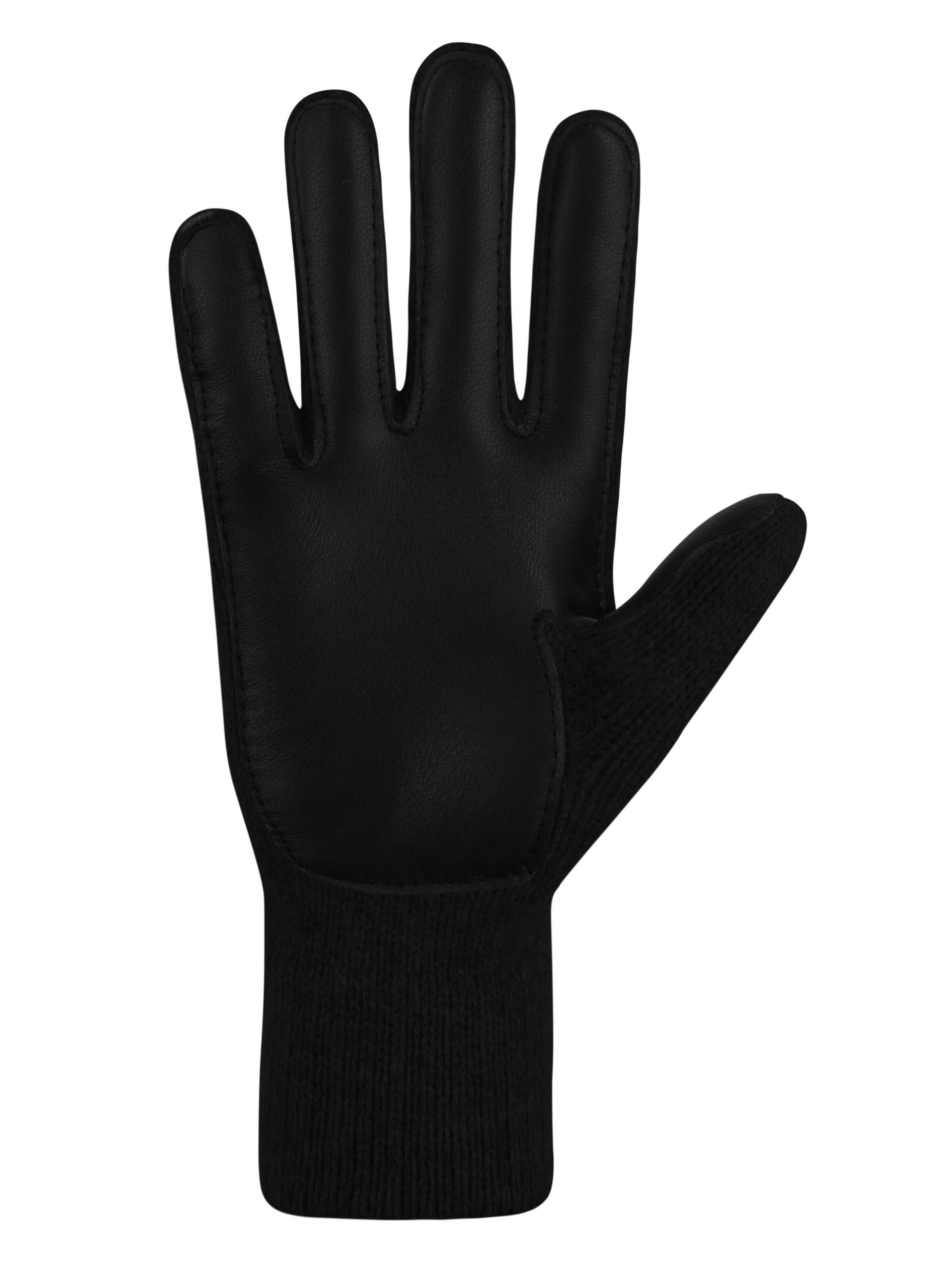 normani Fingerhandschuhe 'Leanyer' in Schwarz