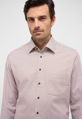 ETERNA Regular fit Zakelijk overhemd in Beige