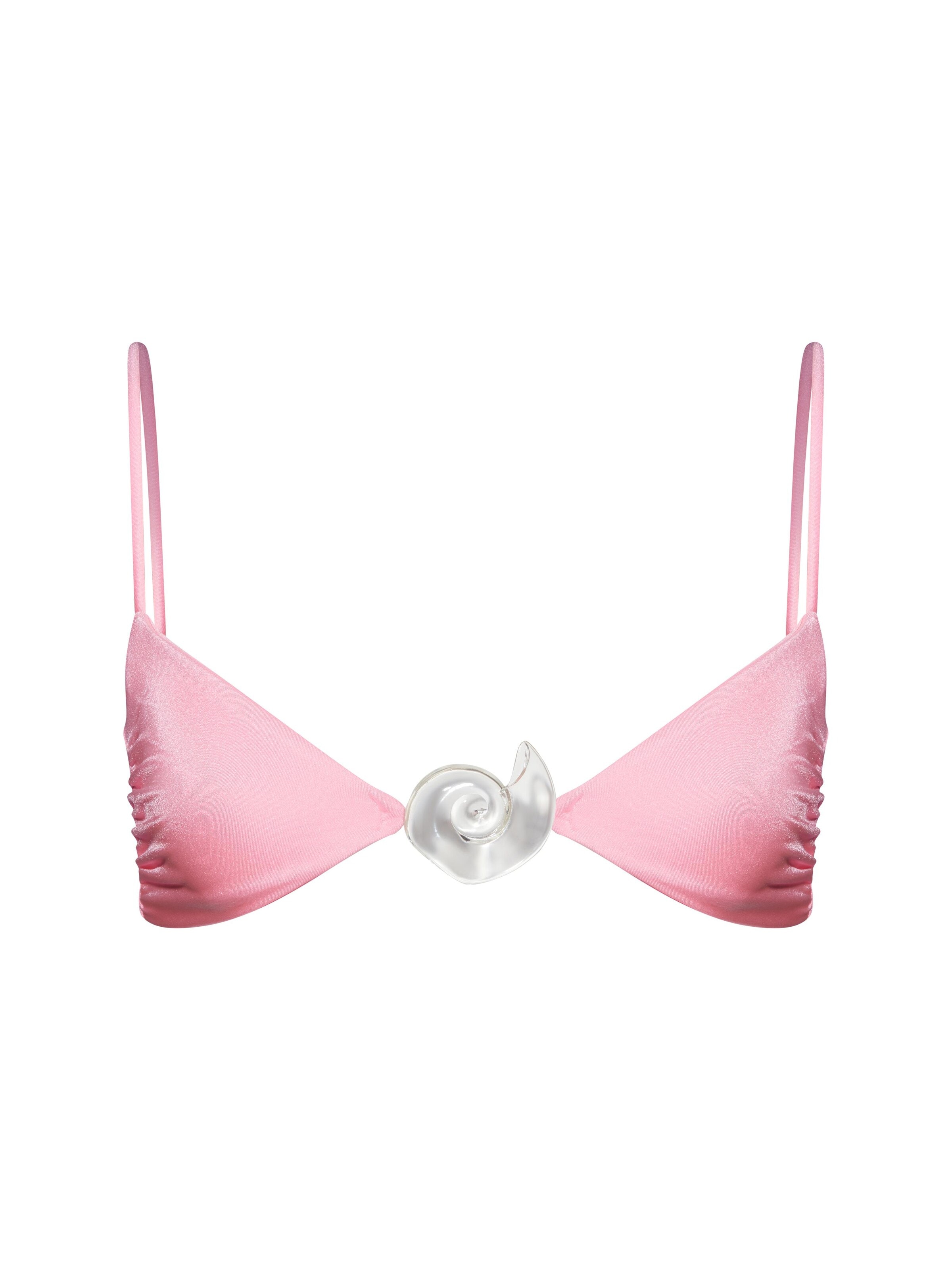rozā SALT&WAVE Trijstūra formas Bikini augšdaļa 'Aphrodite Top'
