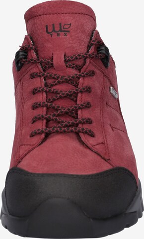WALDLÄUFER Athletic Lace-Up Shoes in Red