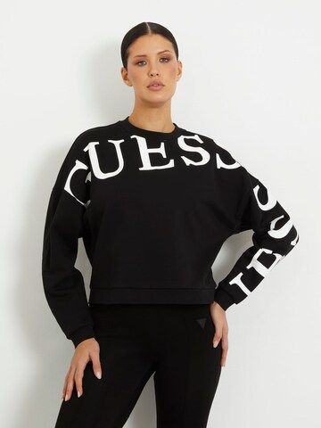 GUESS Sweatshirt in Schwarz: Vorderseite