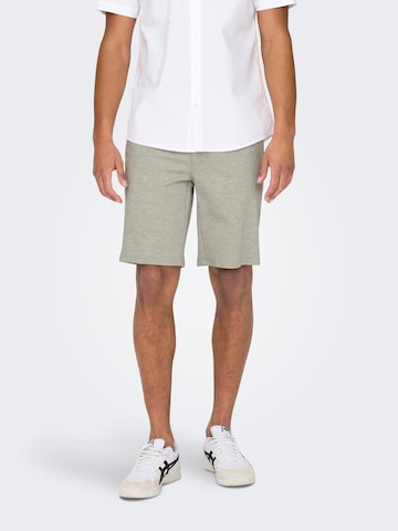 Only & Sons Regular Shorts 'Mark' in Grau: predná strana