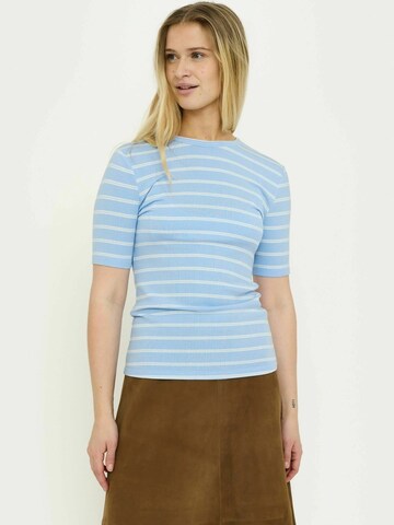 Soft Rebels Top ' SRFenja ' in Blue: front