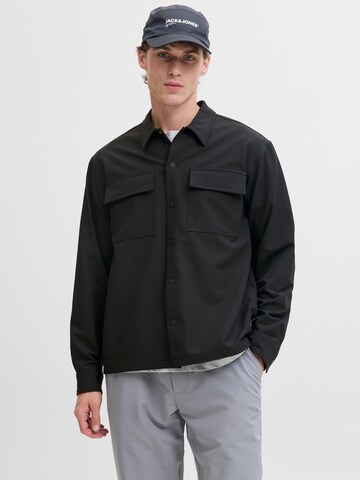 JACK & JONES Comfort Fit Skjorte i sort: forside