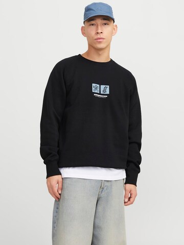 JACK & JONES Sweatshirt 'JORPORTLAND' in Schwarz: Vorderseite