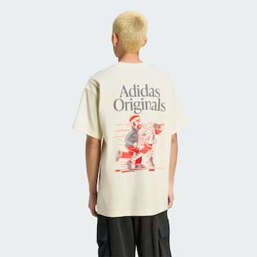 ADIDAS ORIGINALS - Camiseta 'Running Club' en blanco: frente