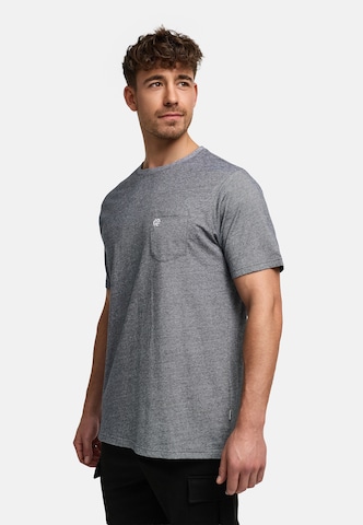 INDICODE JEANS Shirt 'Strib' in Grey