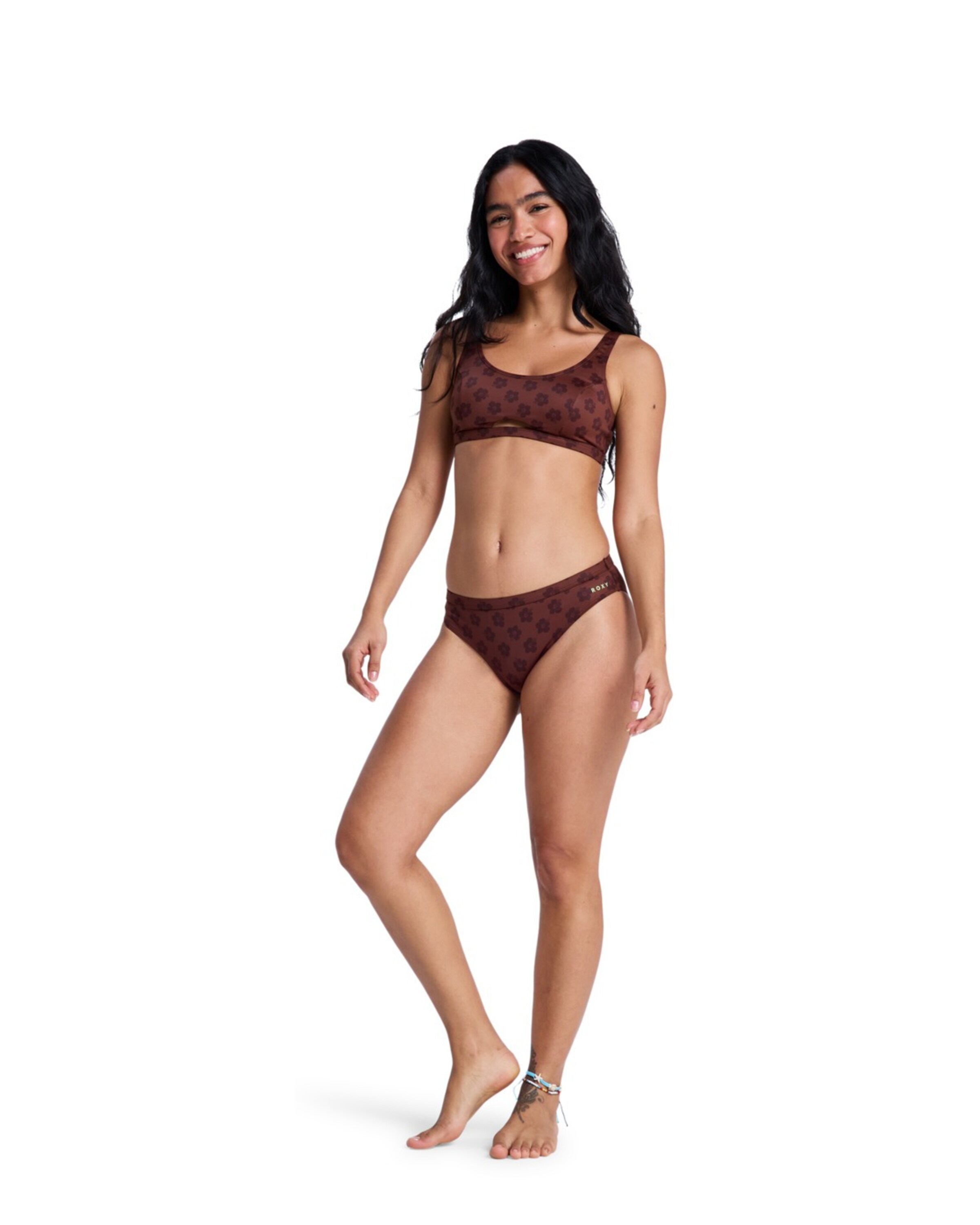 ROXY Bikinihose 'Roxy Pro' in Braun