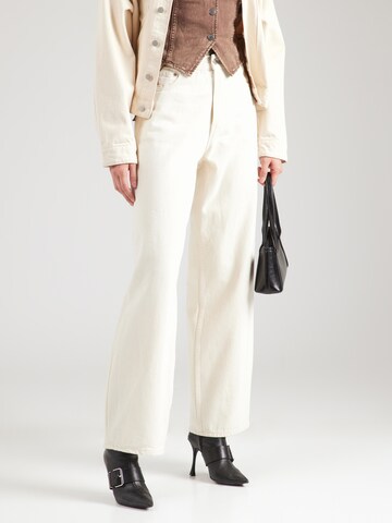 Dr. Denim Wide leg Jeans 'Donna' in Beige: front