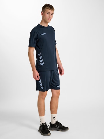 Hummel Tracksuit in Blue: front