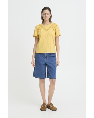 T-shirt 'PZBIANCA' Pulz en jaune