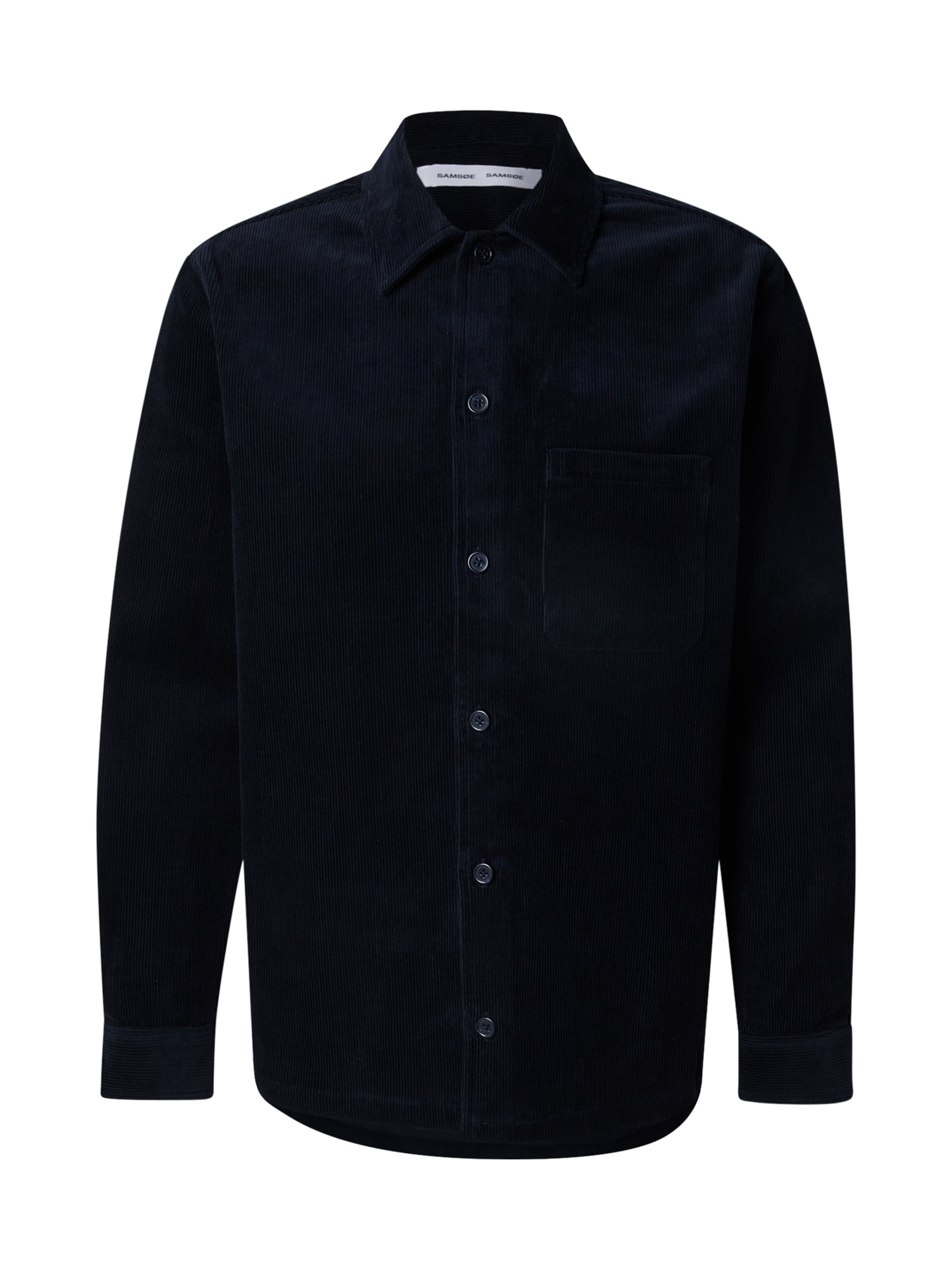 Samsøe Samsøe Regular fit Button Up Shirt 'Sadamon' in Black: front