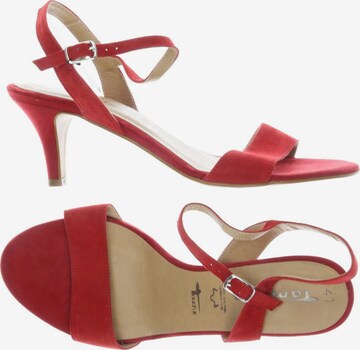 TAMARIS Sandals & High-Heeled Sandals in 41 in Red: front