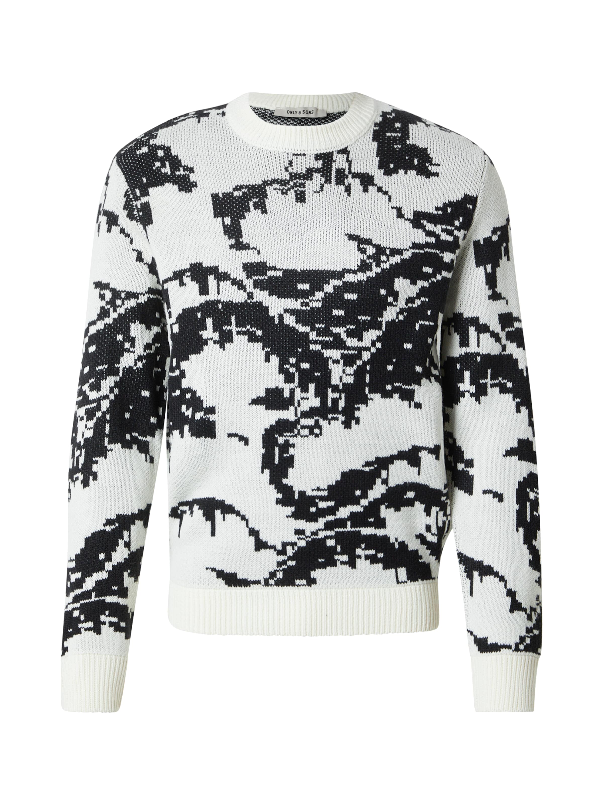 Only & Sons Sweater 'ONSCLARK' in White: front