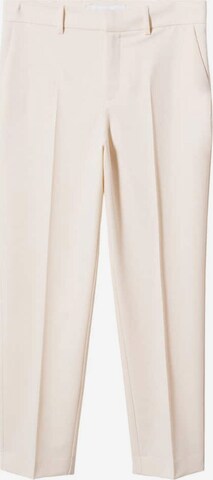 Regular Pantalon à plis 'boreal' MANGO en beige : devant