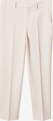 MANGO Regular Pantalon 'boreal' in Beige: voorkant