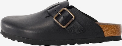 BIRKENSTOCK Ādas čības 'Boston', krāsa - melns, Preces skats