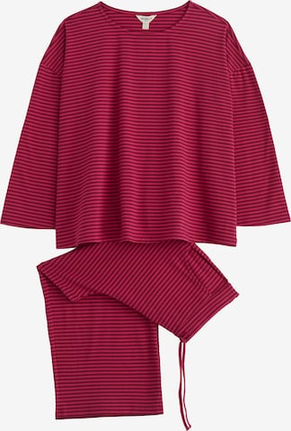 Seasalt Cornwall - Pijama 'Tree Shadow' en rosa: frente