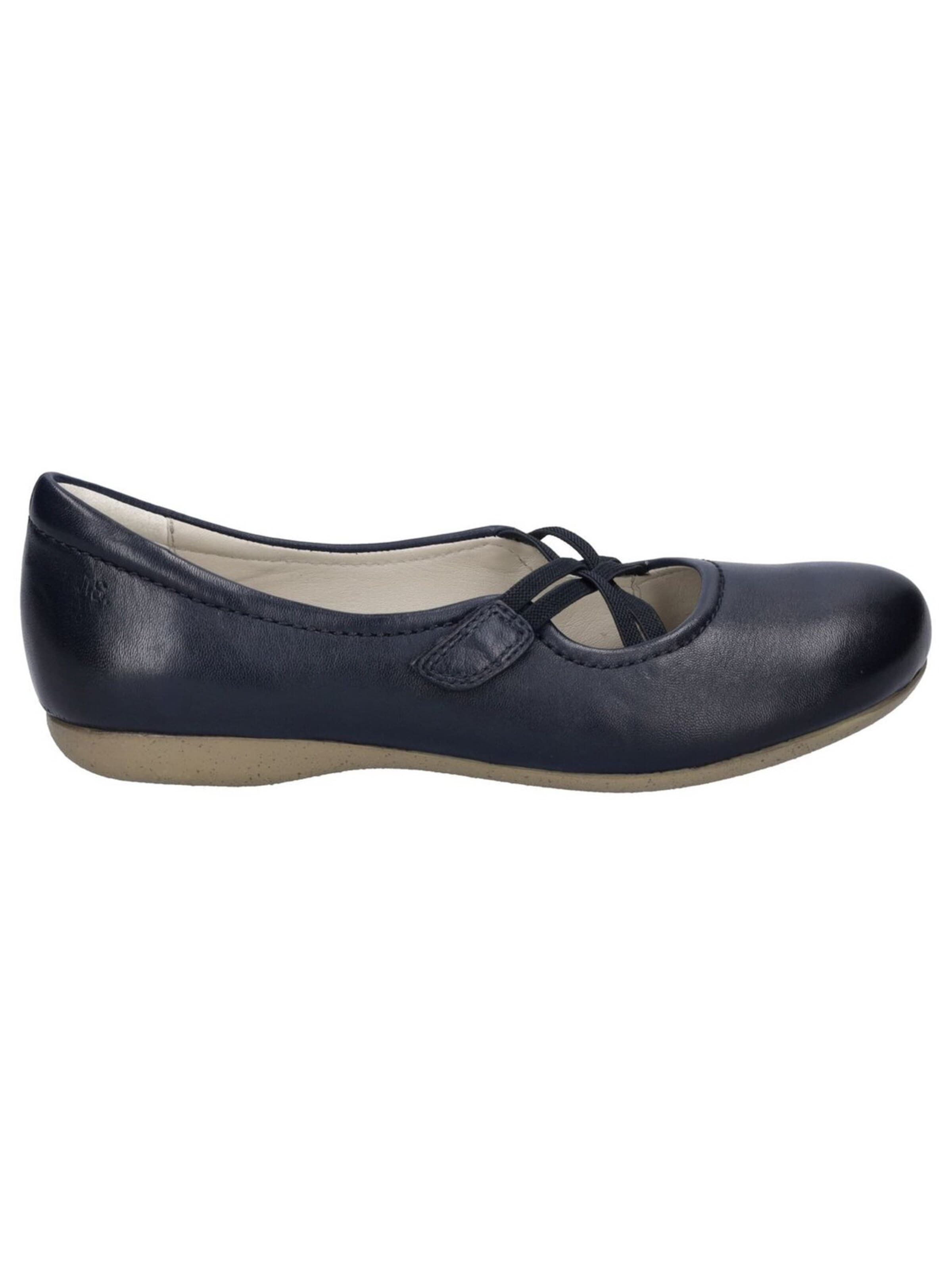 Chaussure basse 'Klassischer Slipper Damen 87239971/530 Echtleder in blau' JOSEF SEIBEL en bleu : devant