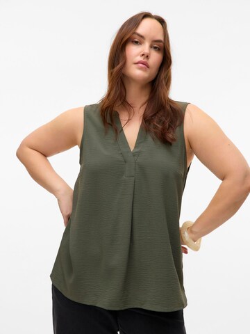 Vero Moda Curve Blouse 'VMELVA' in Groen