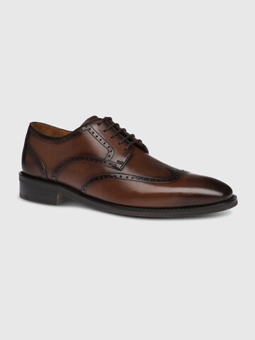 Gordon & Bros Lace-Up Shoes 'Aldo' in Brown: front