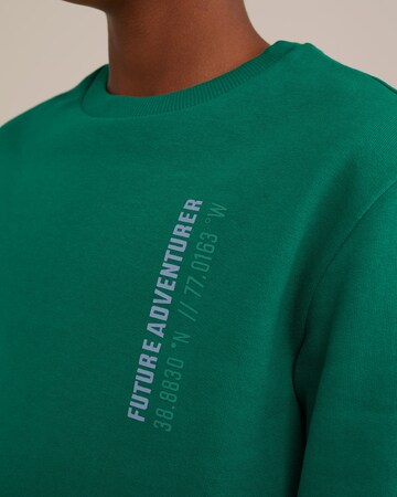 WE Fashion Sweatshirt in Green