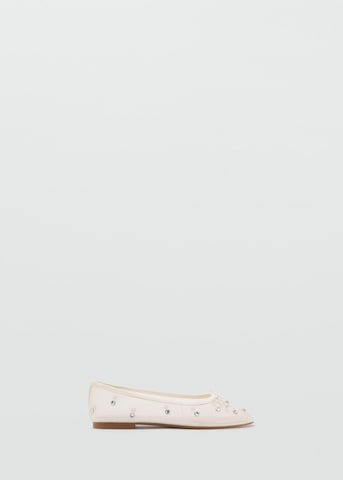 MANGO KIDS Ballet Flats 'Invi' in White