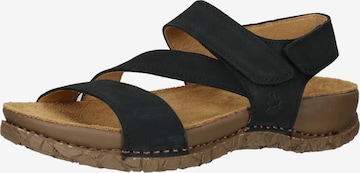 Sandales 'Tabernas' EL NATURALISTA en noir : devant