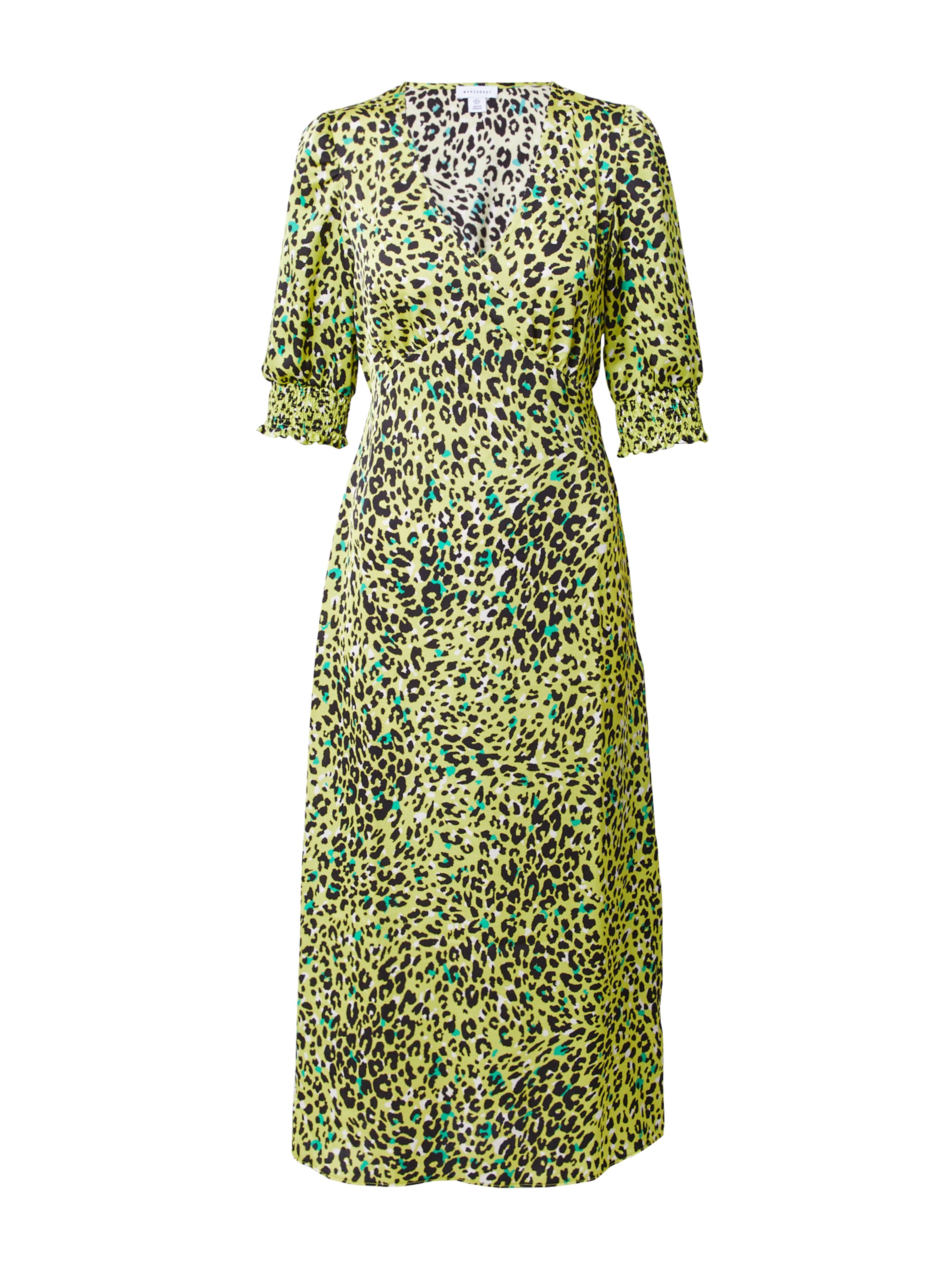 Warehouse Φόρεμα σε πράσινο: μπροστά