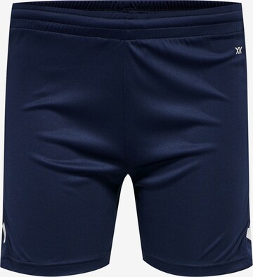 Hummel - Regular Calças de desporto em azul: frente