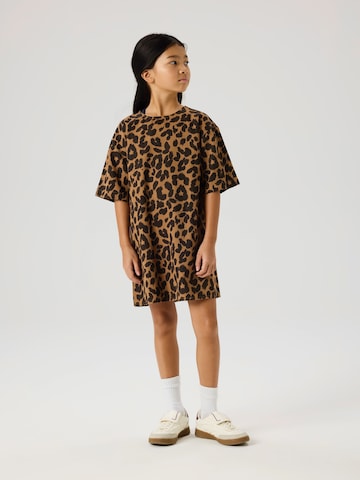 NAME IT - Vestido 'NKFBELATE' en marrón: frente