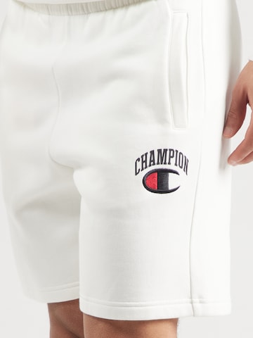 Champion Authentic Athletic Apparel - regular Pantalón en blanco
