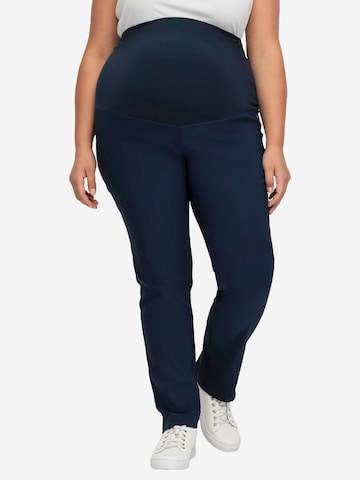 SHEEGO Slim fit Pants in Blue: front