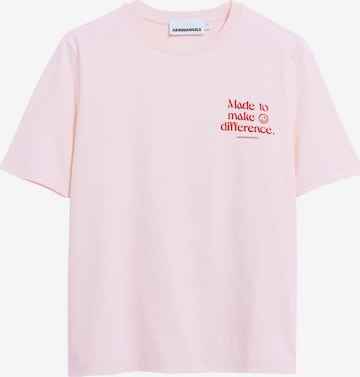 ARMEDANGELS T-Shirt LUALAA EMBRO in Pink: Vorderseite