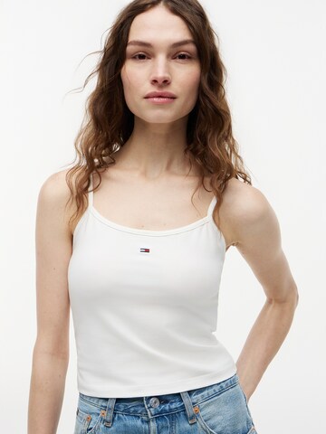 mėlyna Tommy Jeans Palaidinė be rankovių 'ESSENTIAL'