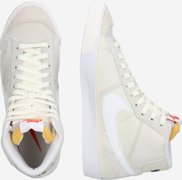 Nike Sportswear Кроссовки на платформе 'BLAZER MID PRO CLUB' в Серый