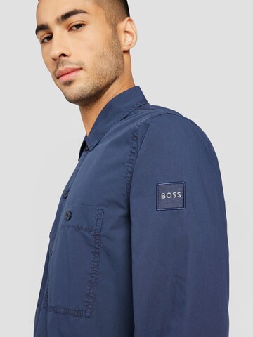 BOSS Regular Fit Hemd 'Locky' in Blau