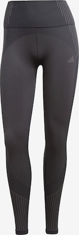 Skinny Pantalon de sport ADIDAS PERFORMANCE en noir : devant