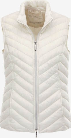 Goldner Weste in Weiß: Vorderseite