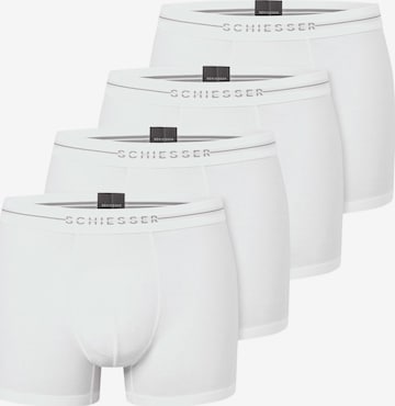 SCHIESSER Boxershorts 'Cotton Flex' in Weiß: Vorderseite