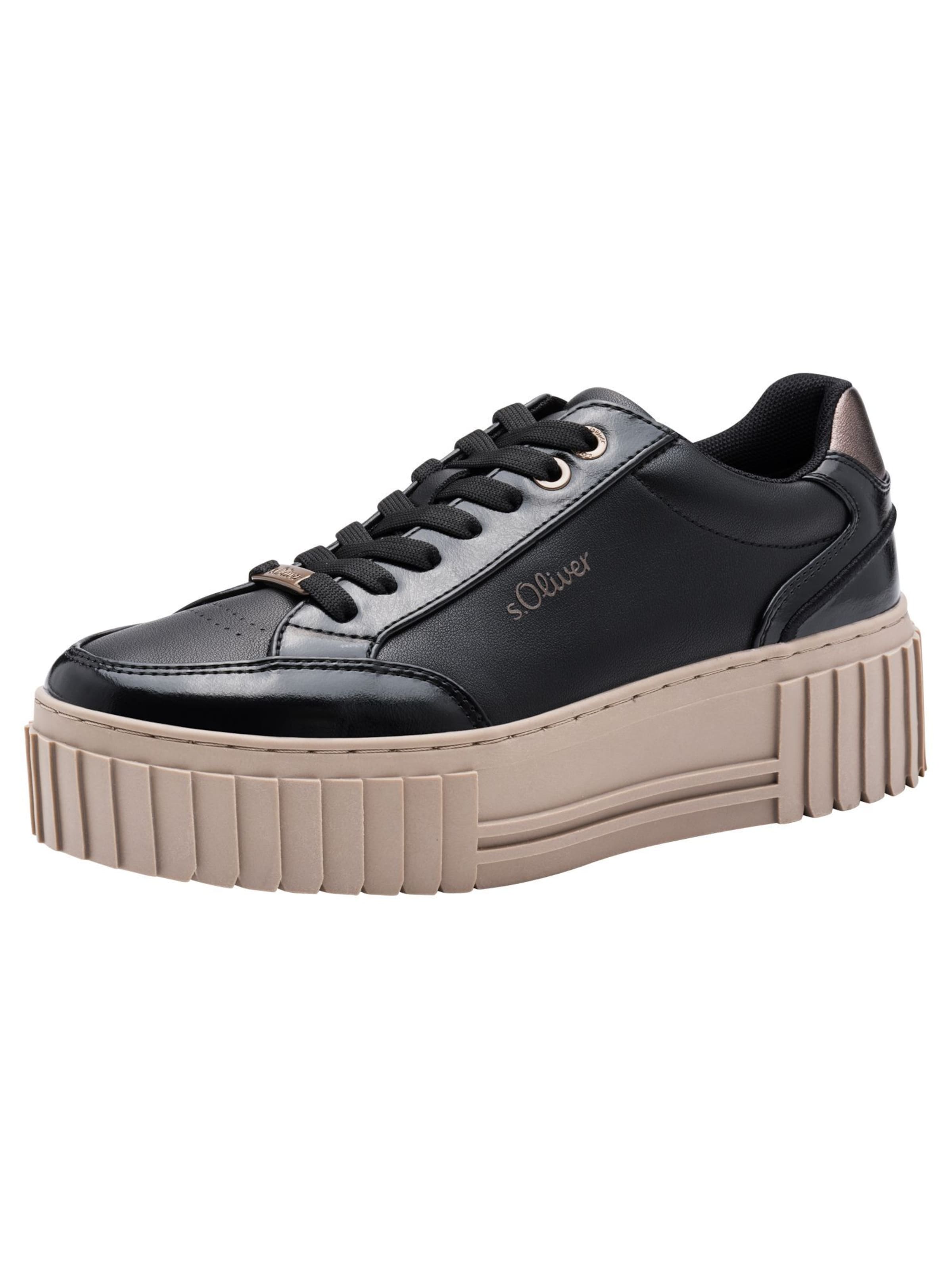 s.Oliver Sneaker in Schwarz: Vorderseite