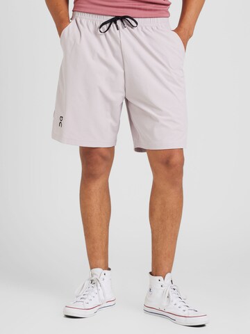 On Regular Sports trousers 'Focus' in Purple: front