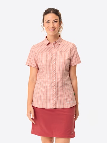 VAUDE Multifunctionele blouse ' W Tacun ST II ' in Roze: voorkant