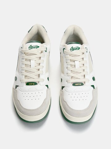 Baskets basses Pull&Bear en blanc